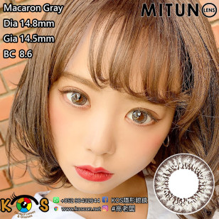 Mitunolens Macaron Gray マカロングレー 1年用 14.8mm